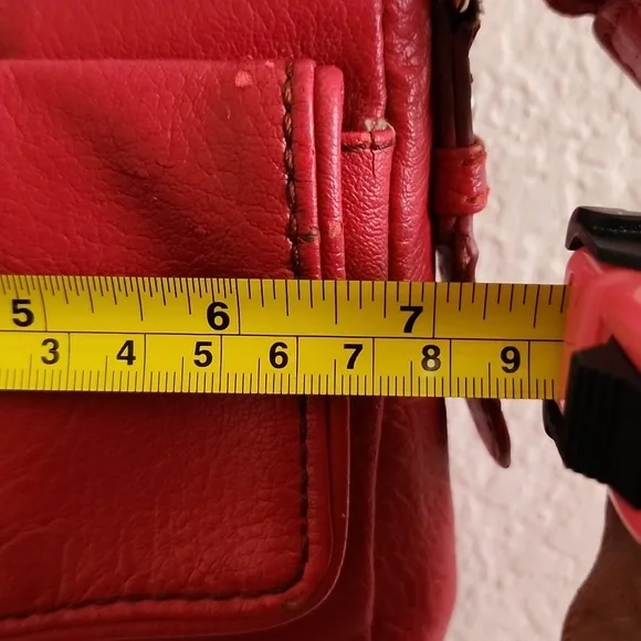 2 for $25 Cute Nine West Red Vintage Small Crossbody Bag - Picture 6 of 8